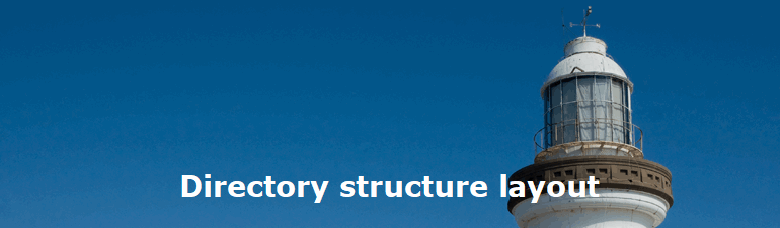 Directory structure layout