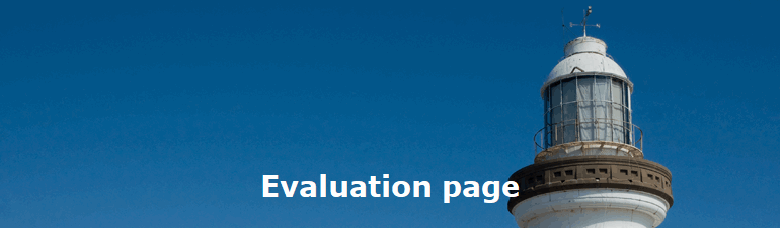 Evaluation page